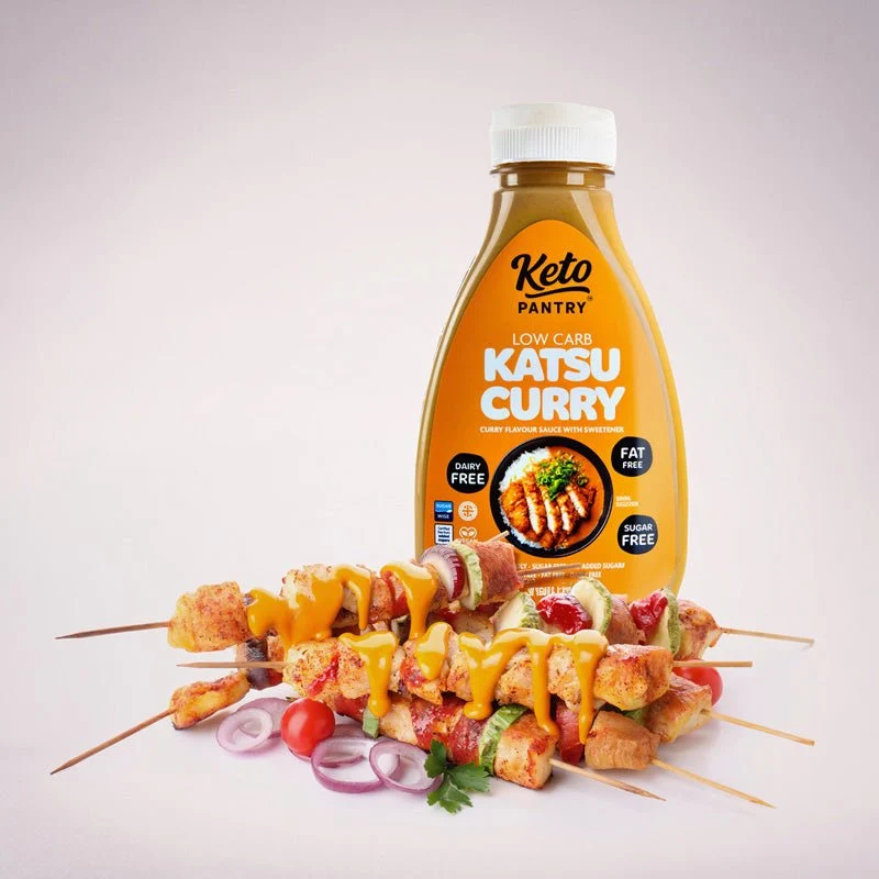 Sauce au curry Katsu Keto Pantry pratiquement sans sucre - 425 ml (à l'unité ou par lot de 6)
