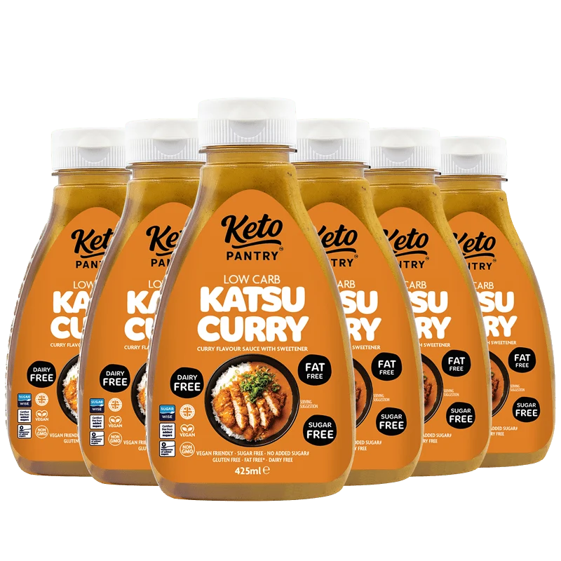 Sauce au curry Katsu Keto Pantry pratiquement sans sucre - 425 ml (à l'unité ou par lot de 6)