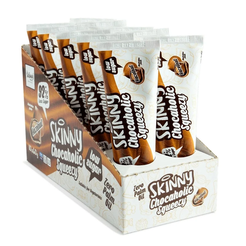 (Liquidation, À consommer de préférence avant le 24 décembre) Boîte de 10 mini-cheeseboxes chocolat-noisette de 60 g
