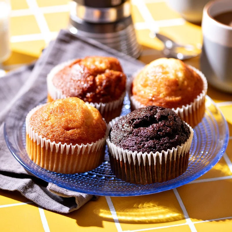 (Liquidation, À consommer de préférence avant le 26 juin) Muffin léger (conforme au régime HFSS) riche en fibres 90 g x 1 (4 saveurs)