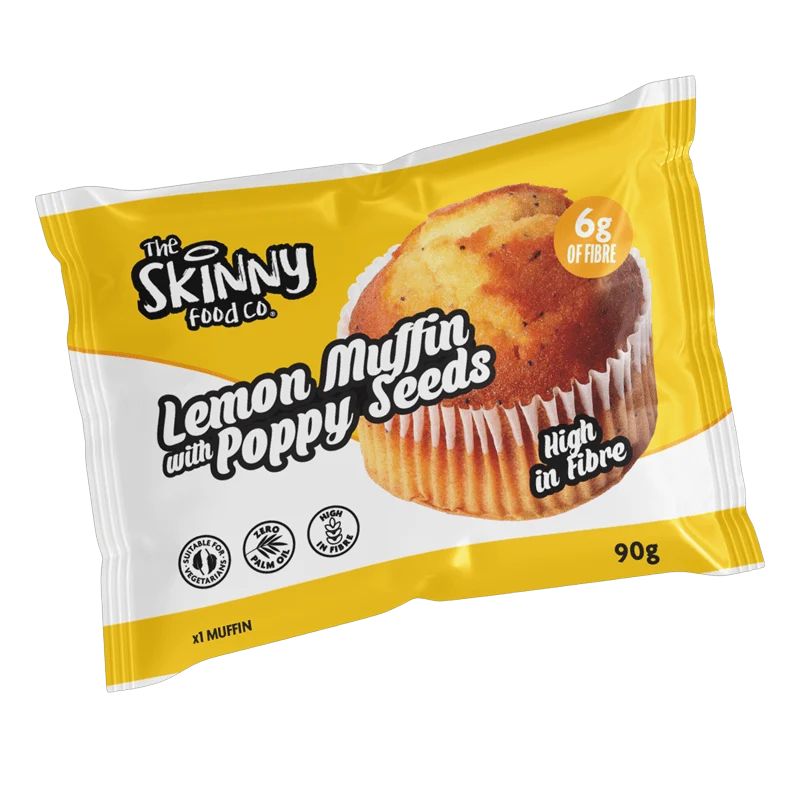 (Liquidation, À consommer de préférence avant le 26 juin) Muffin léger (conforme au régime HFSS) riche en fibres 90 g x 1 (4 saveurs)