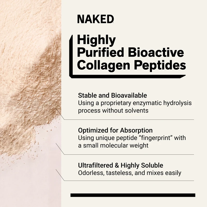 Collagen Peptides Protein Powder | Naked Collagen - 20 oz
