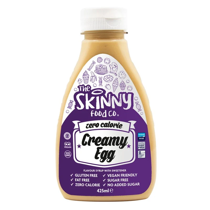 Sirop crémeux à l'œuf, zéro calorie et sans sucre - Édition limitée 425 ml