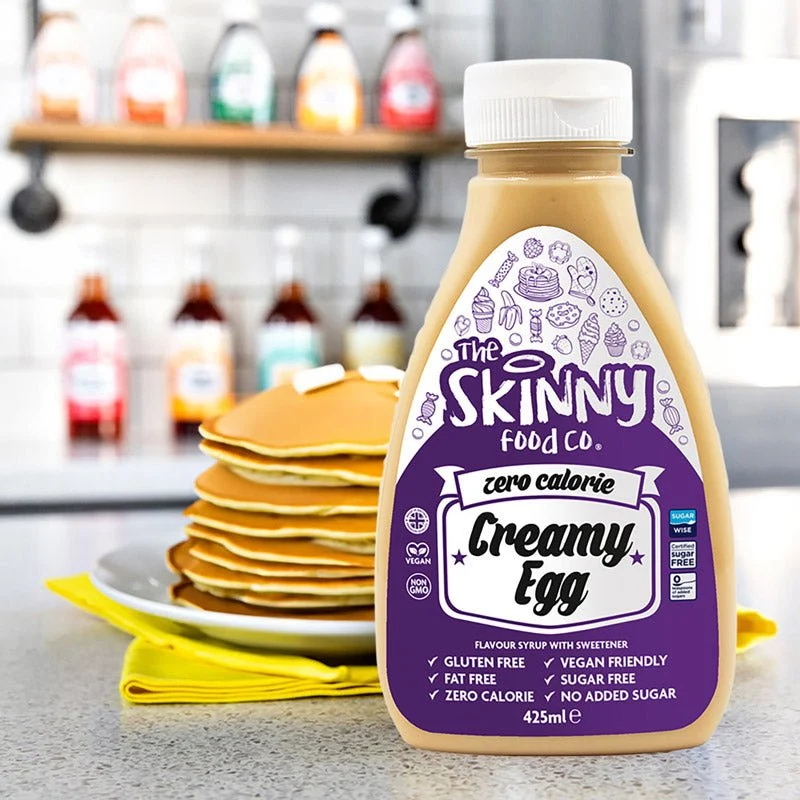 Sirop crémeux à l'œuf, zéro calorie et sans sucre - Édition limitée 425 ml