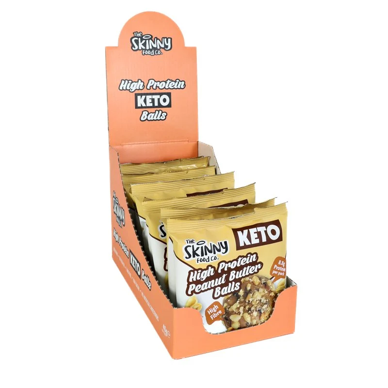 Boules maigres KETO riches en protéines (8.8 g de protéines par portion) - Beurre de cacahuète