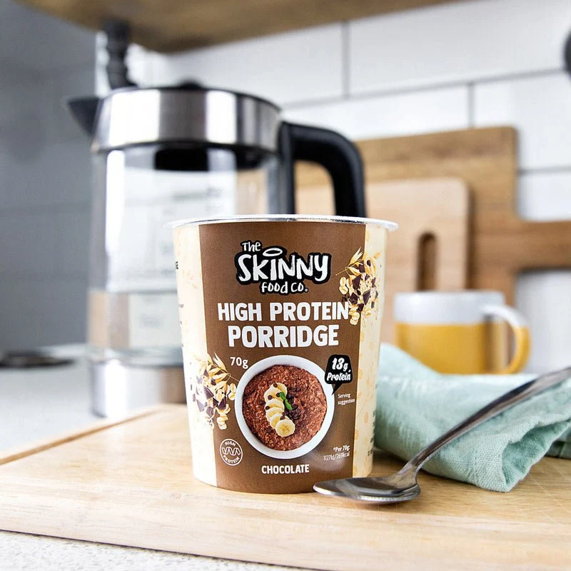 Petits pots de porridge minceur à haute teneur en protéines - 14 g de protéines (3 saveurs au choix)