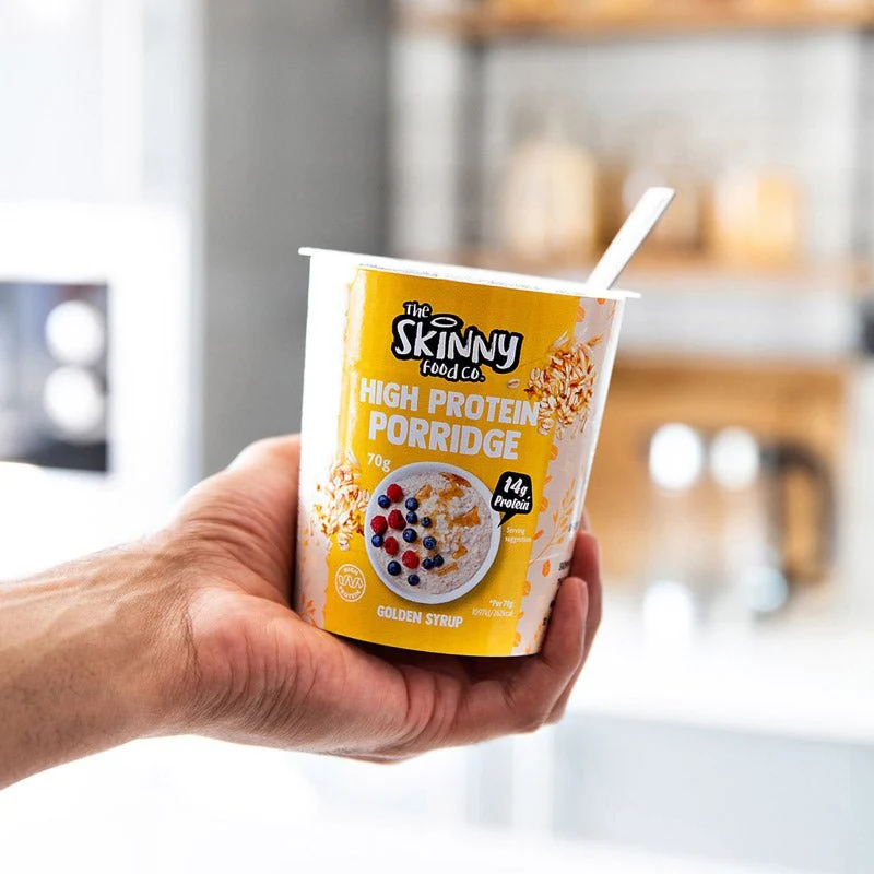 Petits pots de porridge minceur à haute teneur en protéines - 14 g de protéines (3 saveurs au choix)