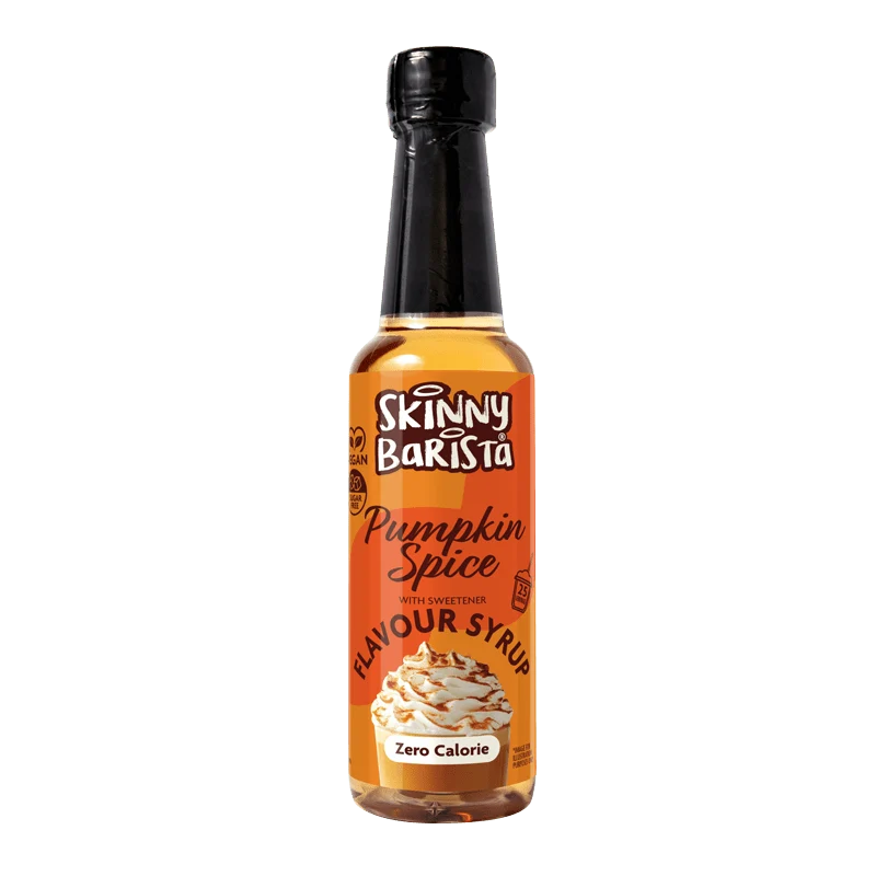Sirop Skinny Barista saveur citrouille épicée - Sirop de café léger sans sucre et sans calories - 250 ml - ÉDITION LIMITÉE