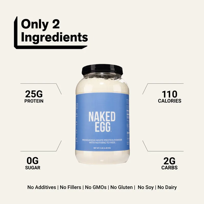 Egg White Protein Powder | Naked Egg - 3LB