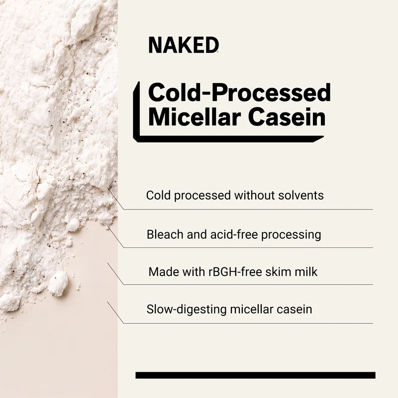 Vanilla Casein Protein Powder | Naked Vanilla Casein - 5LB