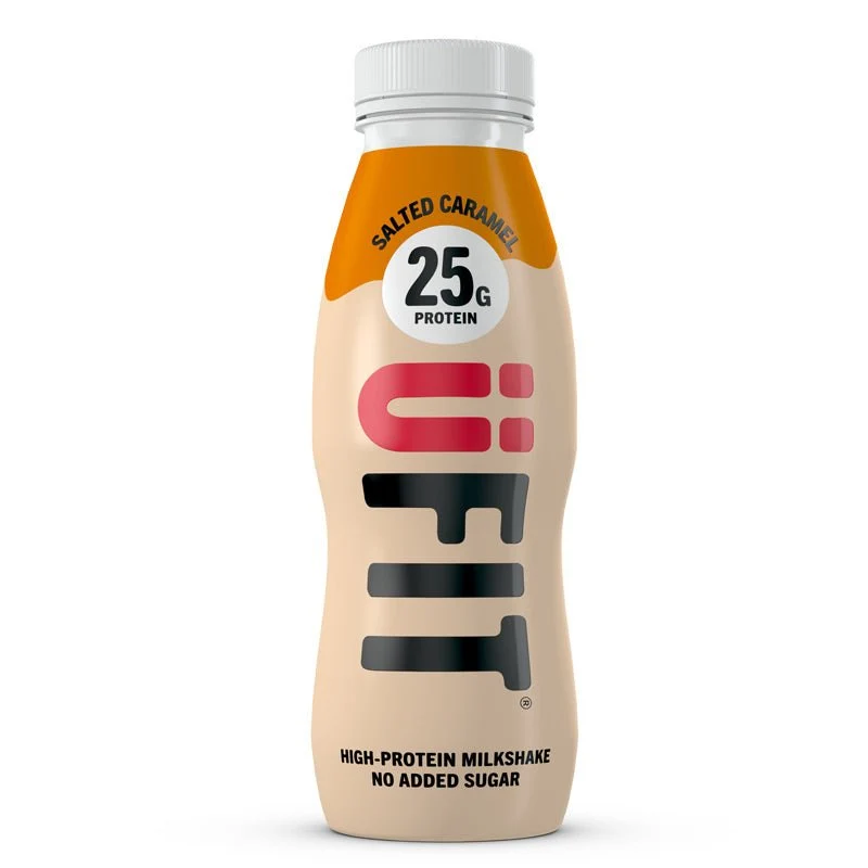 (Liquidation, À consommer de préférence avant le 26 juillet) Boissons protéinées prêtes à boire UFIT au caramel salé - 25 g de protéines
