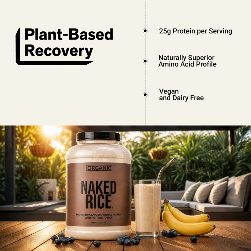 Organic Brown Rice Protein Powder | Naked Rice - 5lb