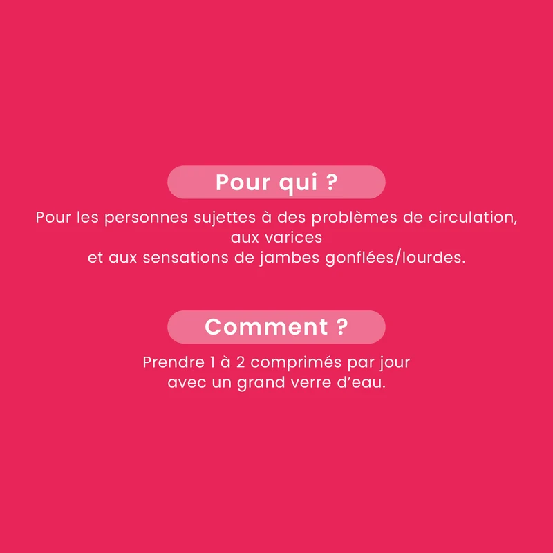 Fluidiveine Jambes Légères - 60 comprimés 2 mois