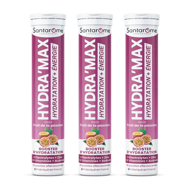 HYDRA'MAX Fruit de la passion - 20 pastilles hydratation