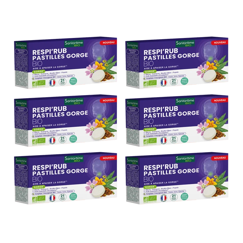 Respi'rub - Pastilles Gorge Bio