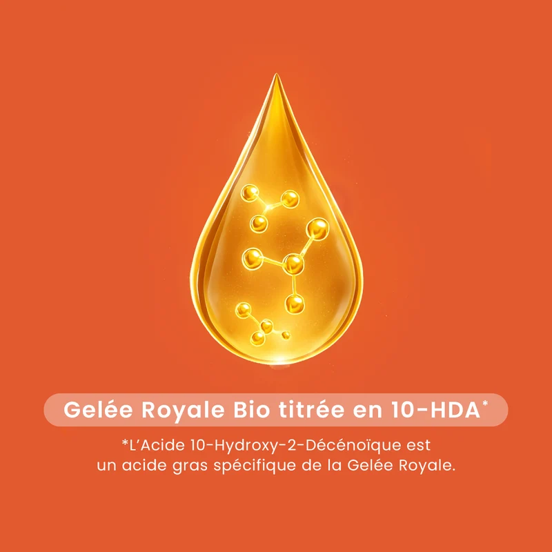 Gelée Royale 2500 Bio - 20 ampoules