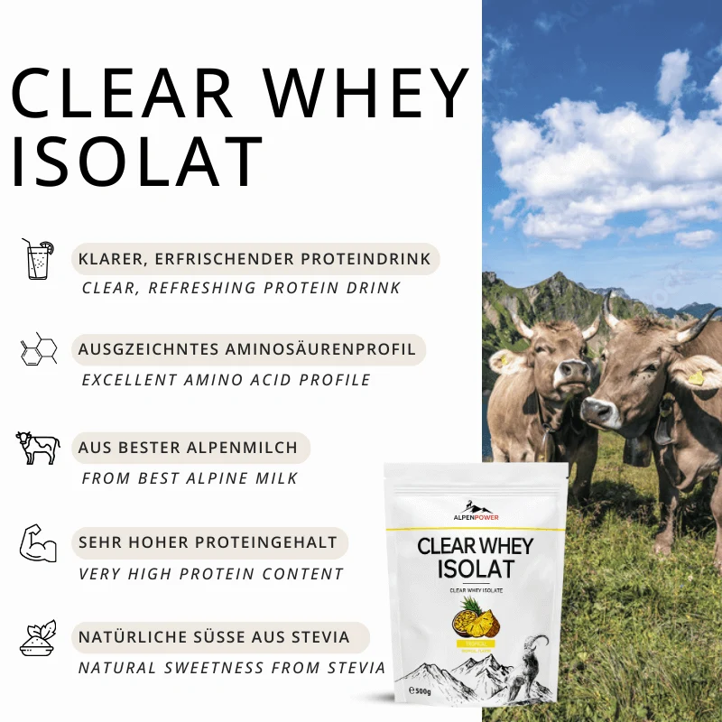 Isolat de lactosérum clair