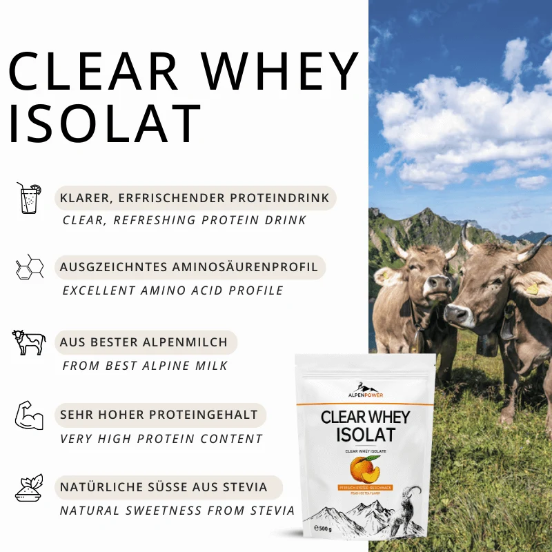 Isolat de lactosérum clair