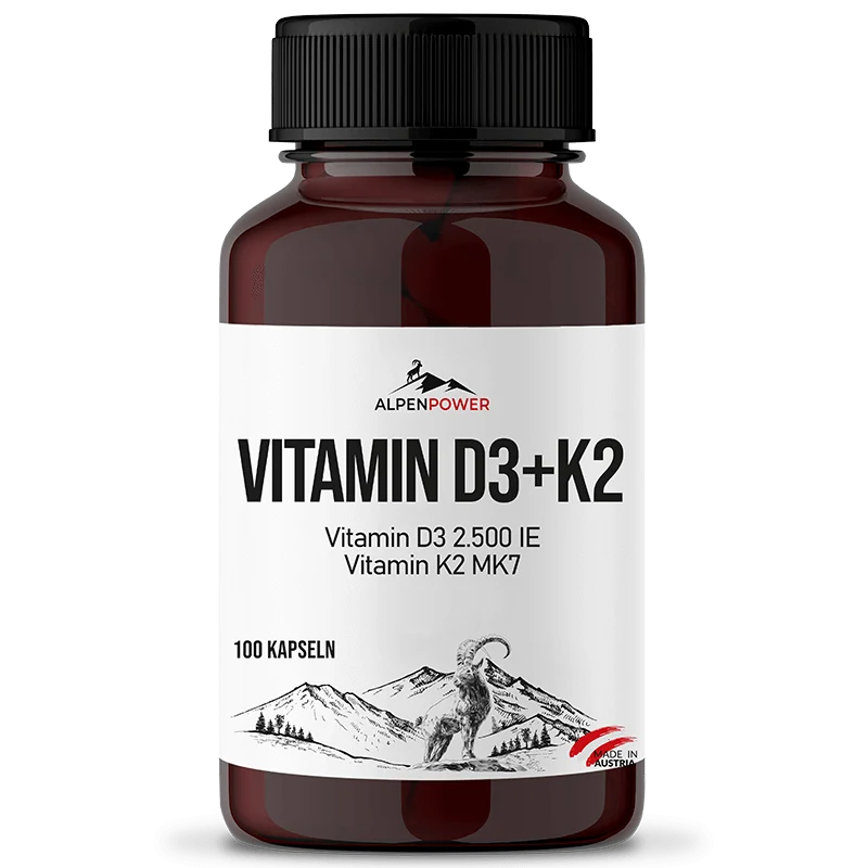 Vitamine D3 et K2 100 gélules