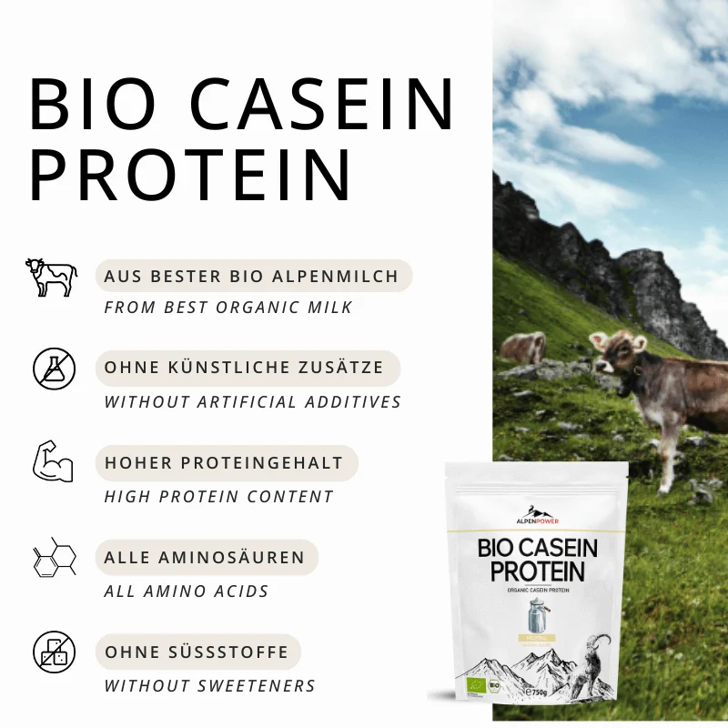 Protéine de caséine BIO 750 g