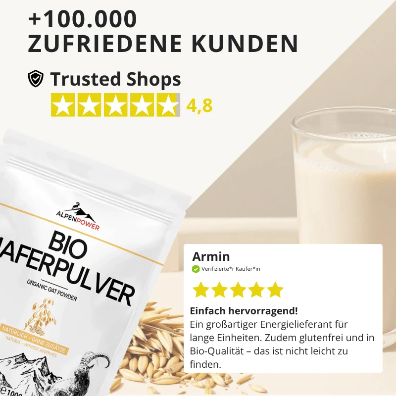 Poudre d'avoine BIO - 1000 g