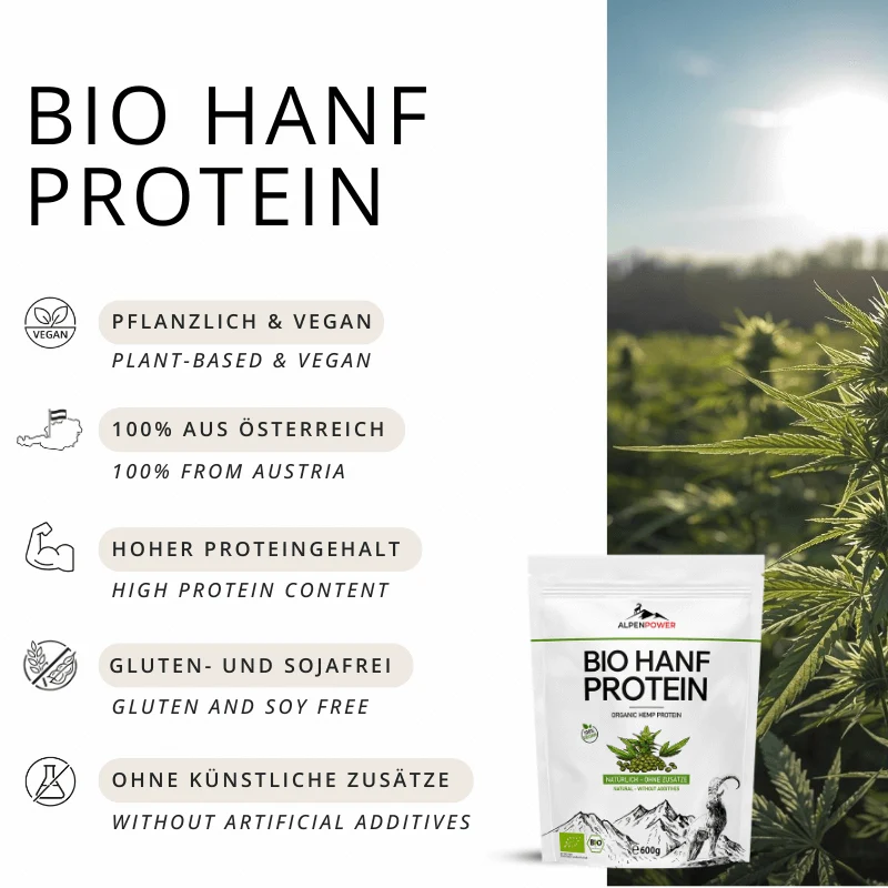 Protéine de chanvre BIO 600 g