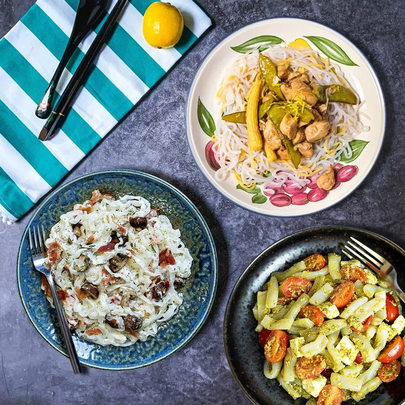 Coffret ultime de pâtes, riz et nouilles de moins de 300 calories