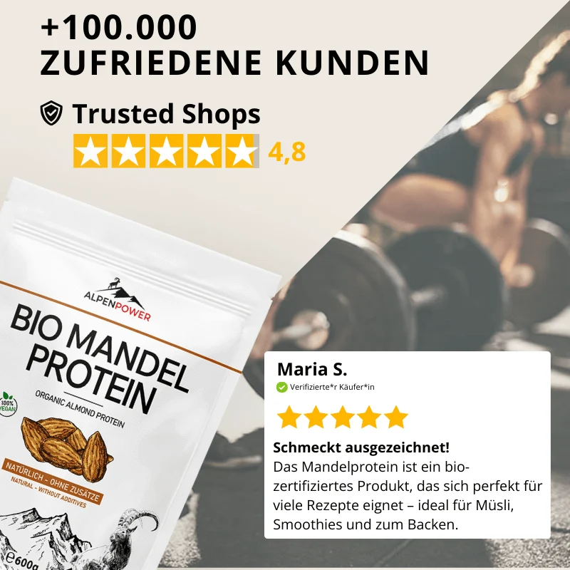 Protéine d'amande BIO 600 g