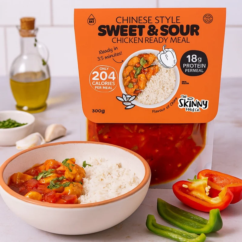 Coffret de repas prêts à l'emploi Skinny Food Co pour 7 jours (300 g x 7 repas)