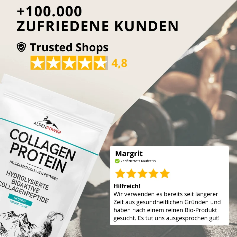 Hydrolysat de protéines de collagène 500 g