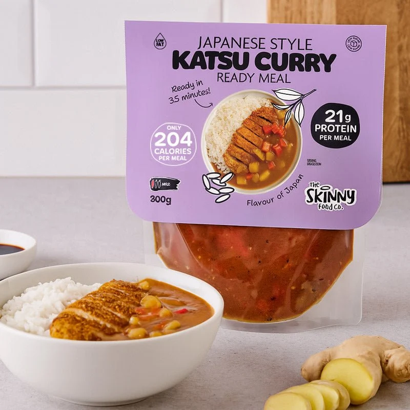 Curry Katsu japonais allégé, 198 calories, plat préparé - 300 g (également disponible en paquet de 10)