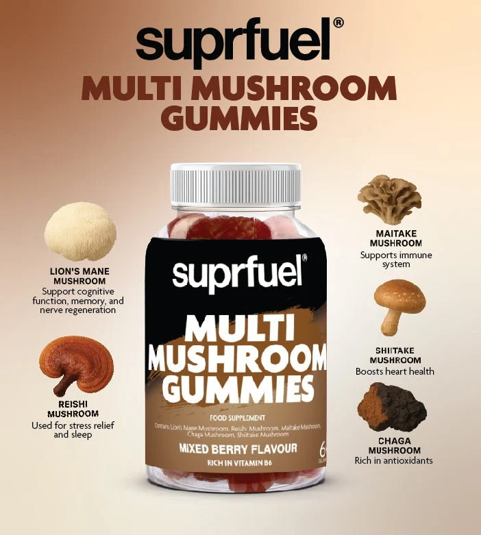 Gummies multi-champignons Suprfuel