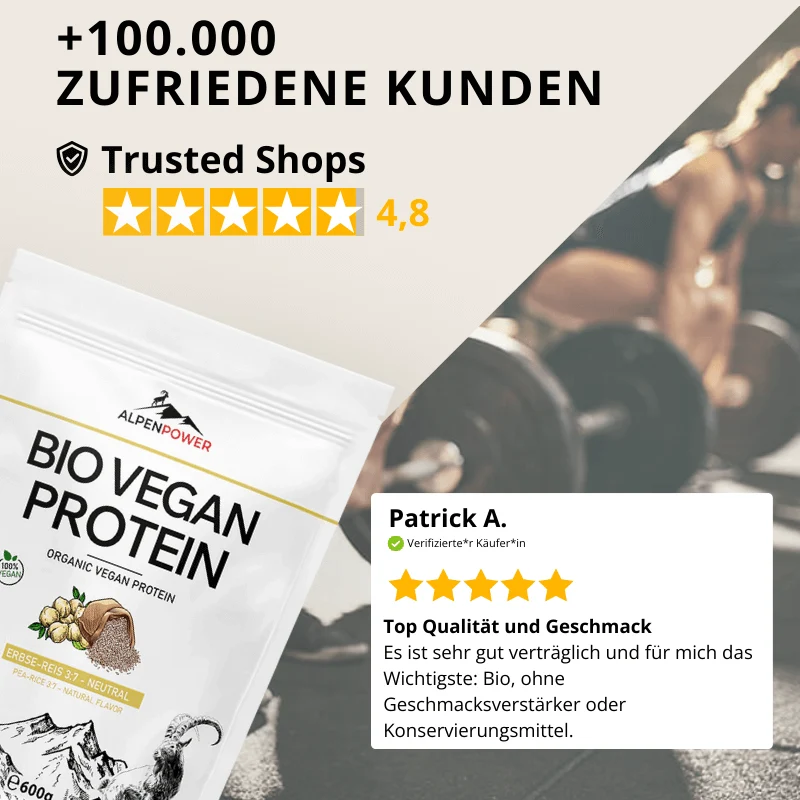 BIO Vegan Protein pois-riz 600 g