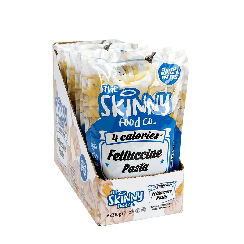 Pâtes fettuccine maigres à faible teneur en calories - (boîte de 6 x 210 g)