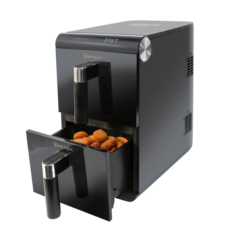 Friteuse à air double pile noire Skinny Food Co 11 litres (livre de recettes numérique gratuit) - Alternative Ninja