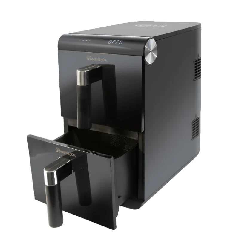 Friteuse à air double pile noire Skinny Food Co 11 litres (livre de recettes numérique gratuit) - Alternative Ninja