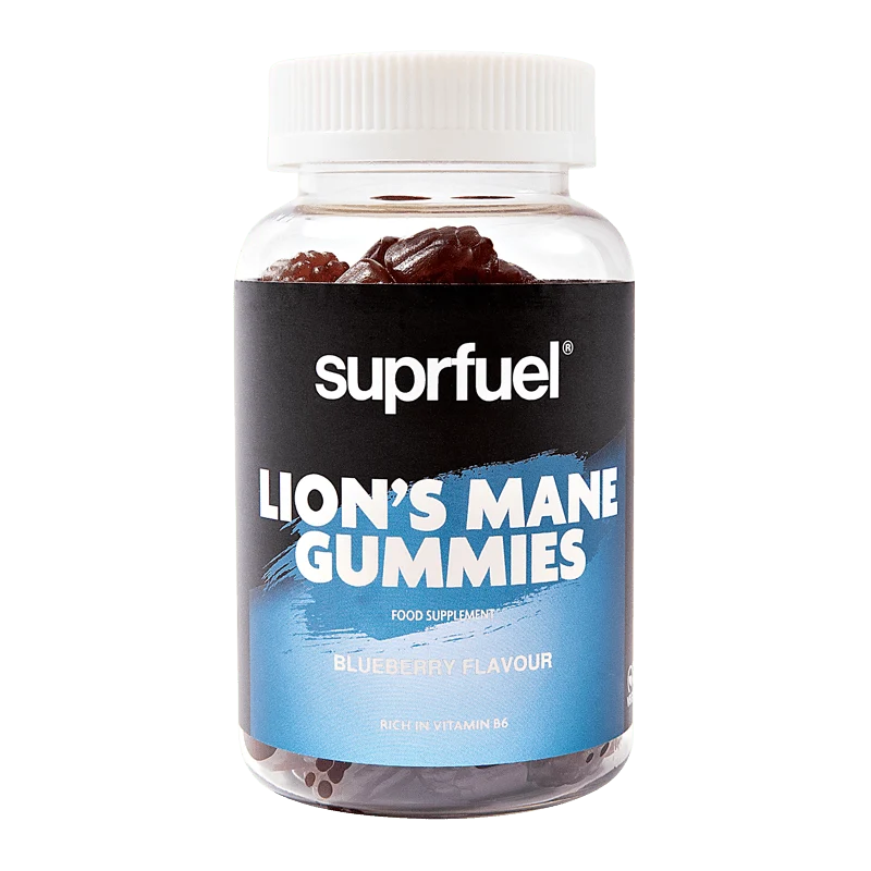 Suprfuel Lion's Mane Gummies saveur myrtille 300 mg - 60 Gummies