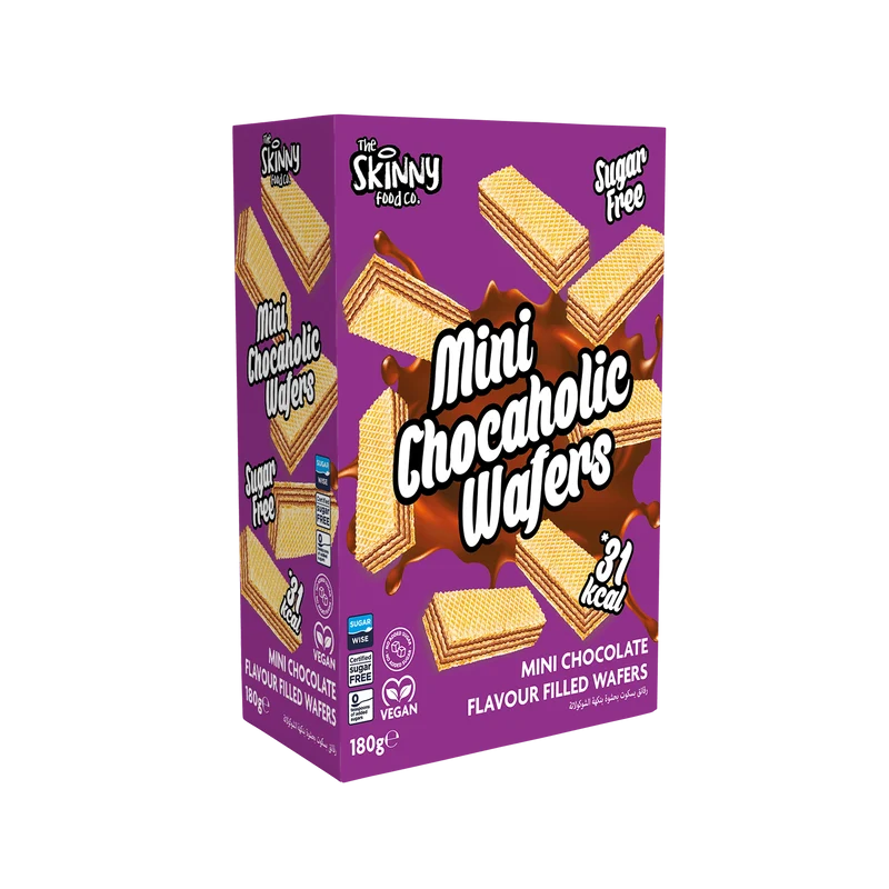 Mini gaufrettes minces au chocolat 180 g