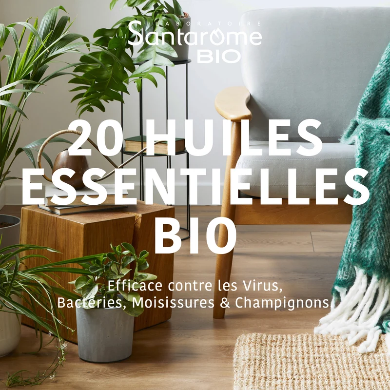 Spray Assainissant aux huiles essentielles Bio - 200 ml