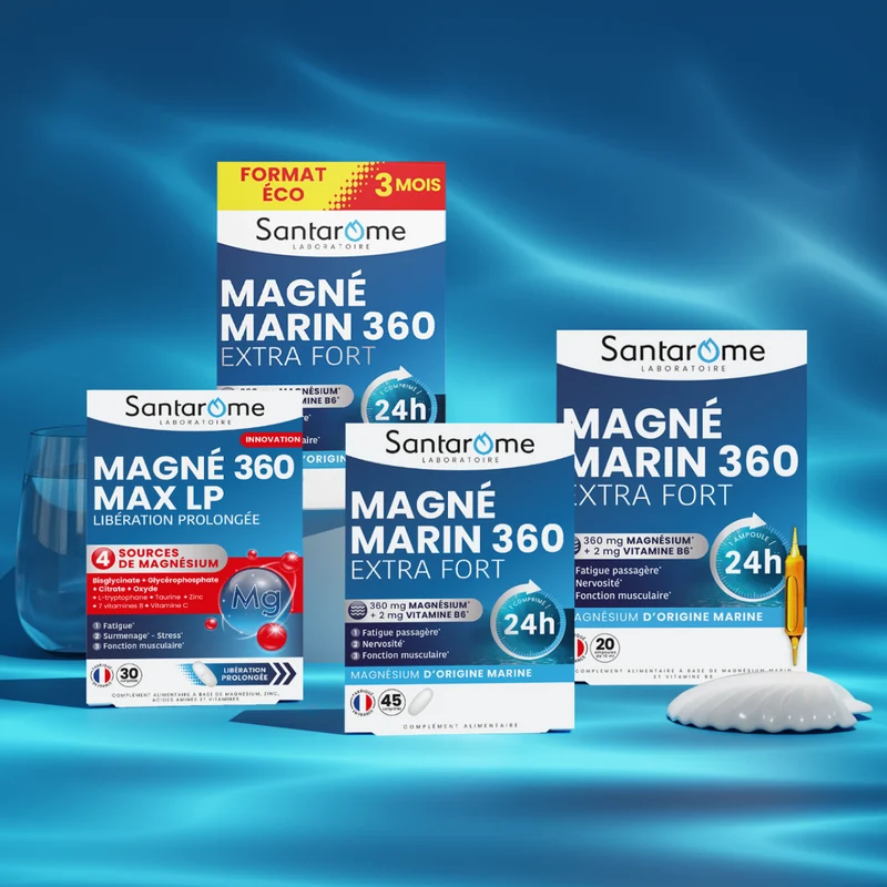 Magné Marin 360 - 45 comprimés magnésium et vitamine B6