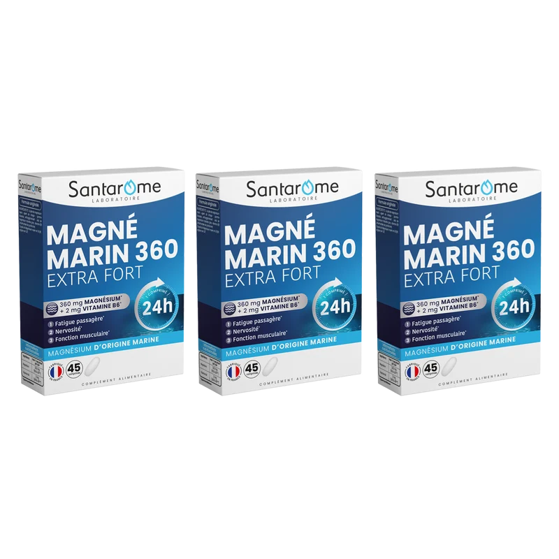 Magné Marin 360 - 45 comprimés magnésium et vitamine B6