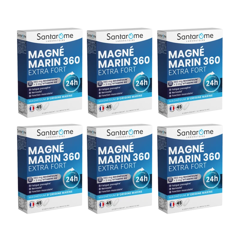 Magné Marin 360 - 45 comprimés magnésium et vitamine B6