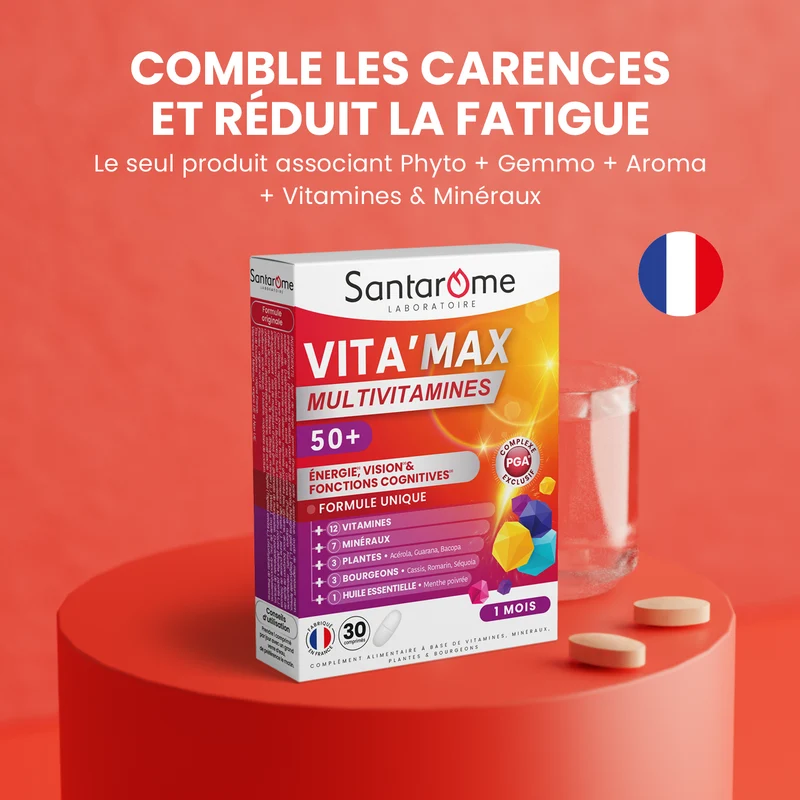 Multivitamines Vita'Max Sénior - 30 comprimés