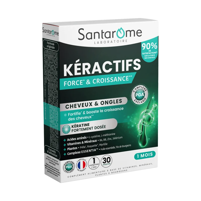 Kéractifs Cheveux Force & Croissance - 30 comprimés