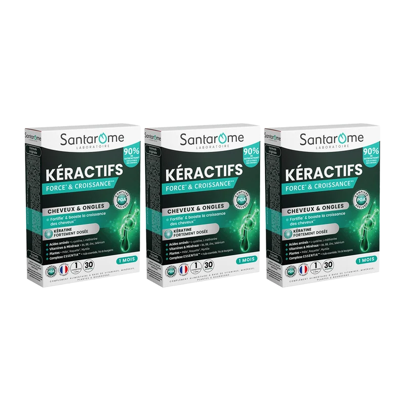 Kéractifs Cheveux Force & Croissance - 30 comprimés