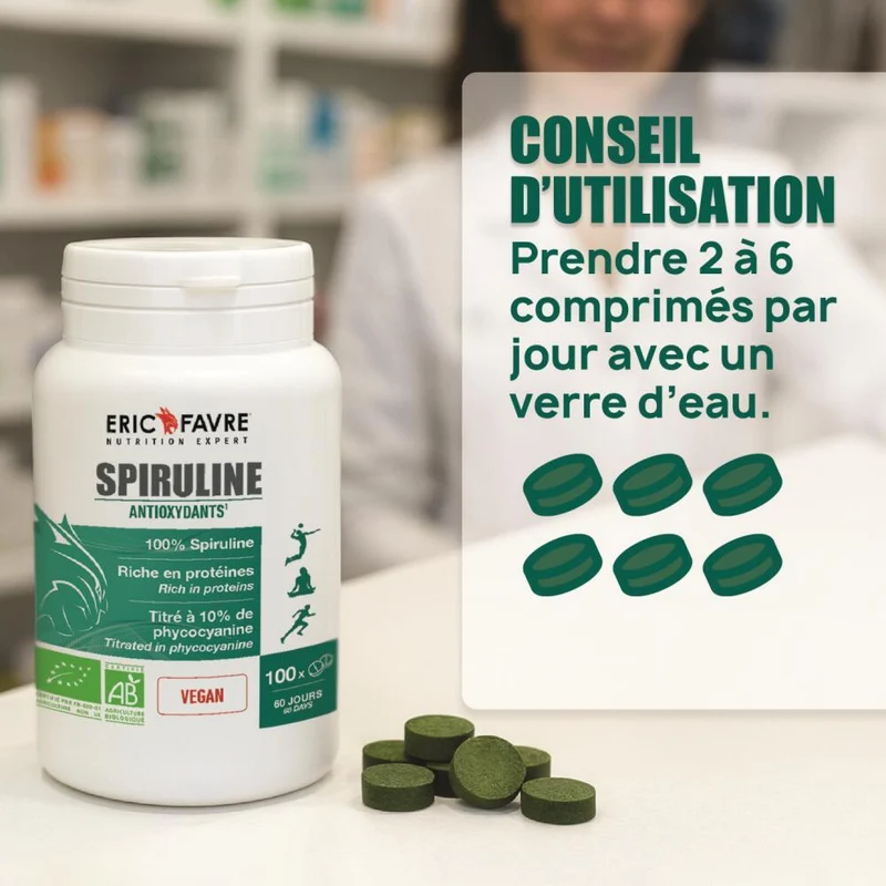 Spiruline vegan