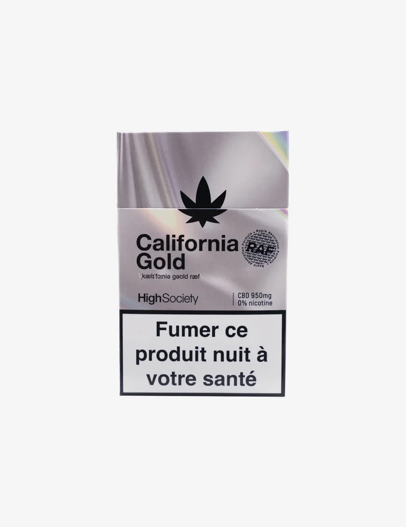 Paquet de 20 Cigarettes RAF California Gold