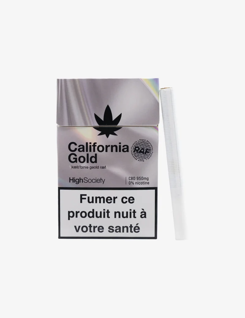 Paquet de 20 Cigarettes RAF California Gold