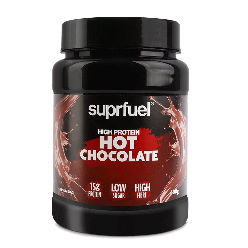 Suprfuel - Chocolat chaud riche en protéines 400g (15g de protéines par portion)