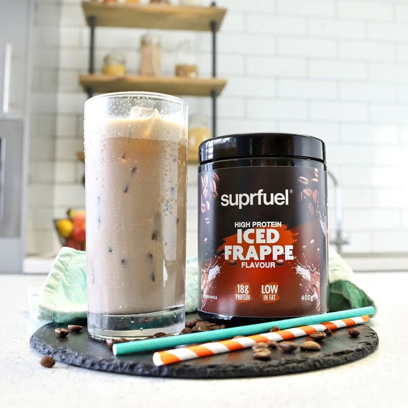 Suprfuel - Frappe glacée riche en protéines (18 g de protéines par portion) 400 g